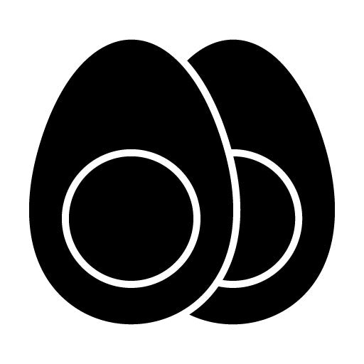 Boiled Egg Glyph Icon