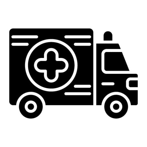 Ambulance Glyph Icon | Auto Racing