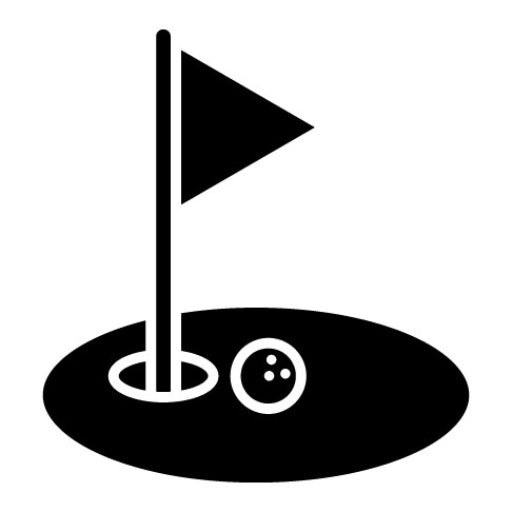 Golf Glyph Icon | Olympics