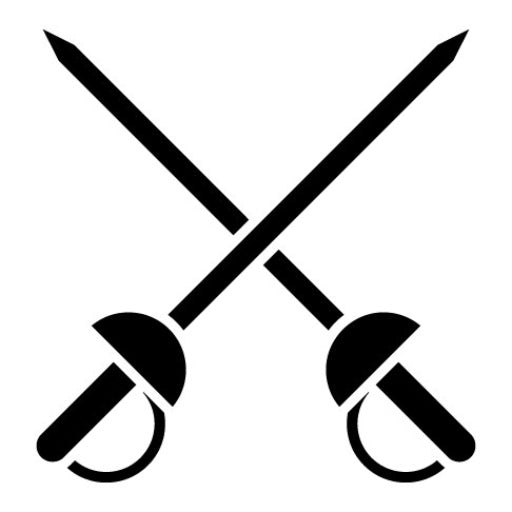 Fencing Glyph Icon