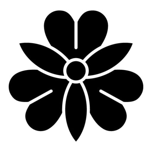 Alstroemeria Glyph Icon