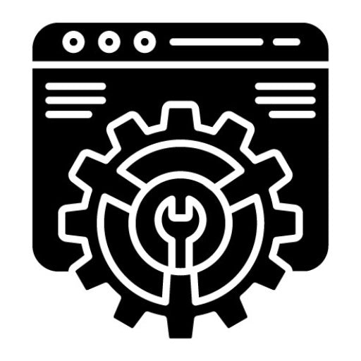 Web Optimization Glyph Icon | Marketing