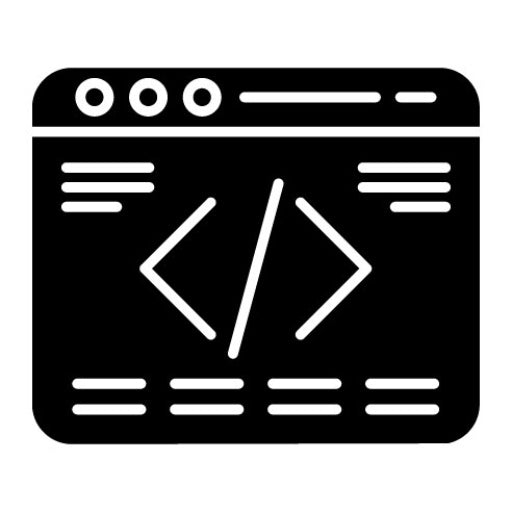 Web Programming Glyph Icon | Marketing