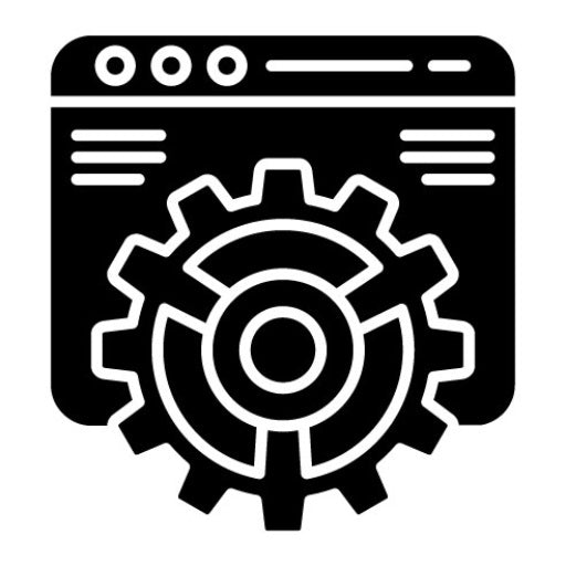Web Maintenance Glyph Icon | Marketing