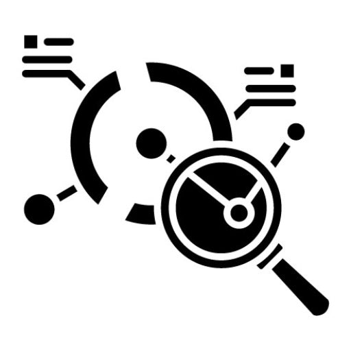 Research Glyph Icon | Marketing