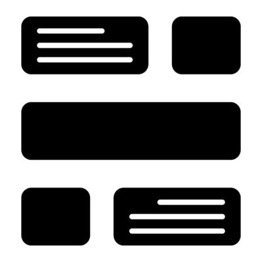 Website Layout Glyph Icon | Marketing