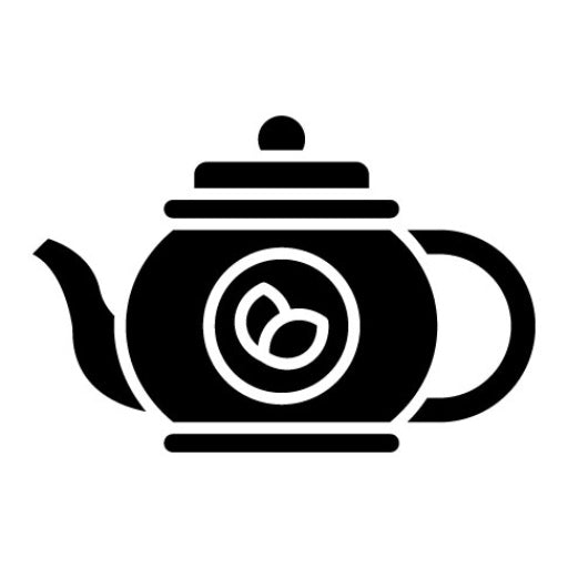 Tea Pot Glyph Icon