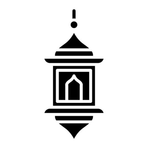 Arabic Lamp Glyph Icon