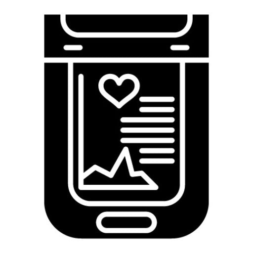 Pulse Meter Glyph Icon
