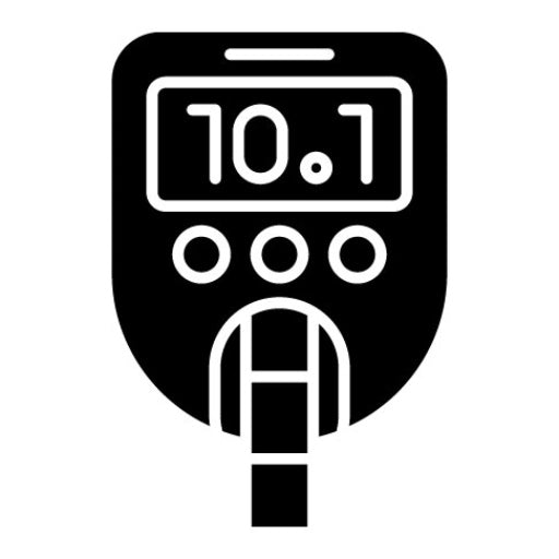 Glucose Checkup Glyph Icon