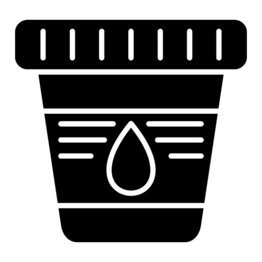 Urine Test Glyph Icon