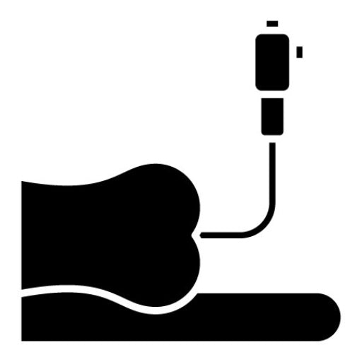 Colonoscopy Glyph Icon