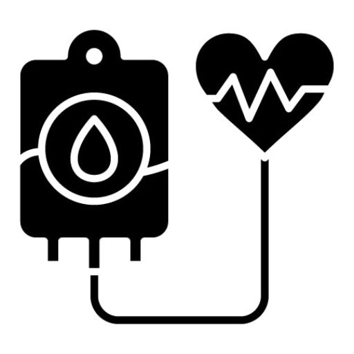 Blood Bag Glyph Icon