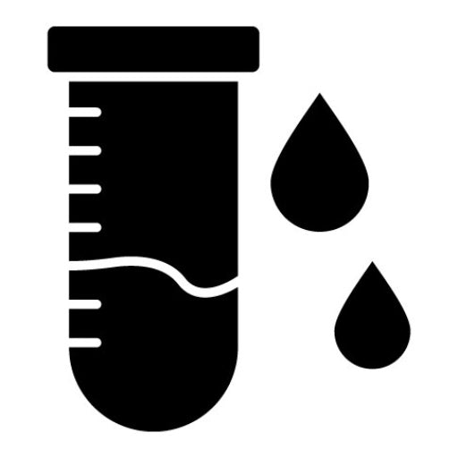 Blood Test Glyph Icon | Health Checkup