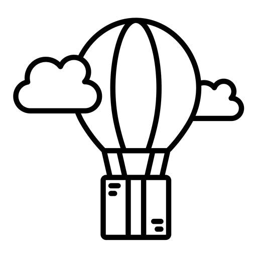 Air Balloon Delivery Icon