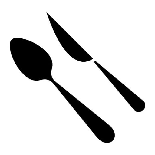 Cutlery Glyph Icon | Food Delivery