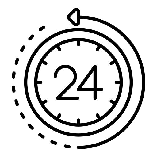 24 Hours Icon | Time and Date