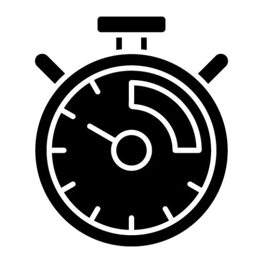 Timer Glyph Icon | Time and Date