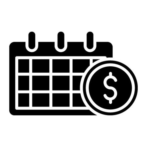 Payday Glyph Icon | Time and Date