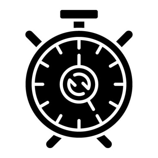 Alarm Repeat Glyph Icon