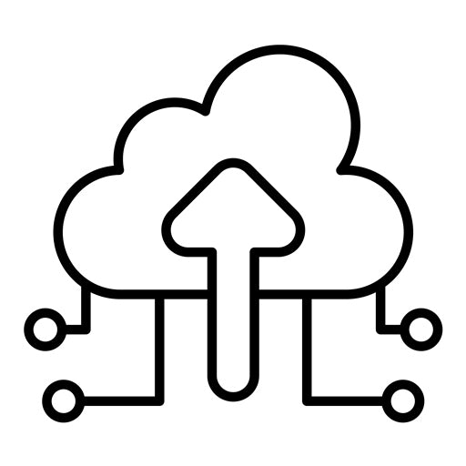 Upload File on Cloud Icon