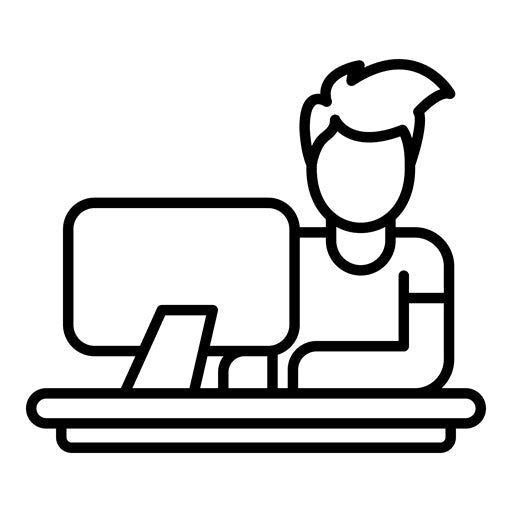 Working on Computer Icon
