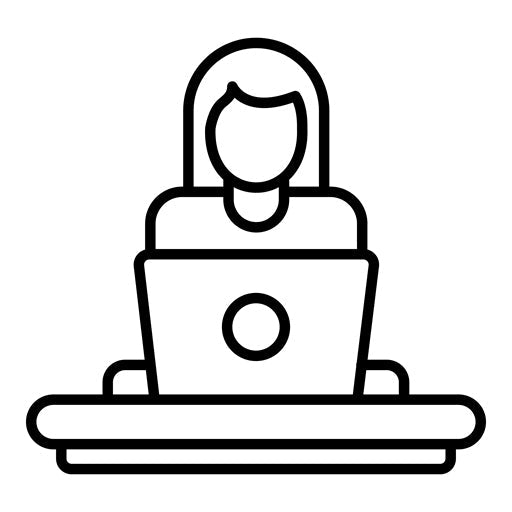 Women Working at Home Icon