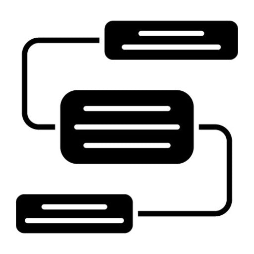 Workflow Glyph Icon | Work from Home