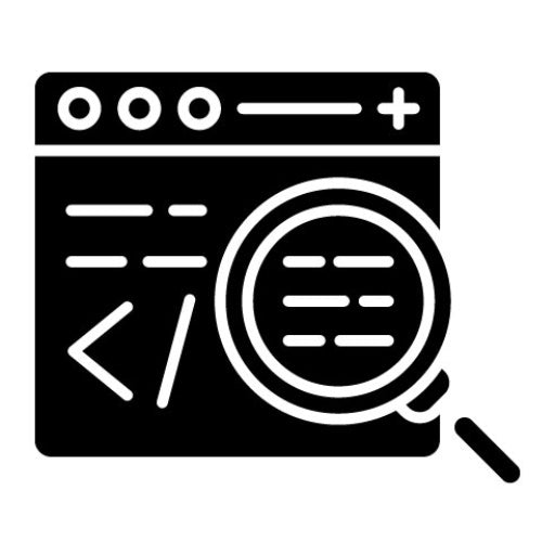 Code Testing Glyph Icon