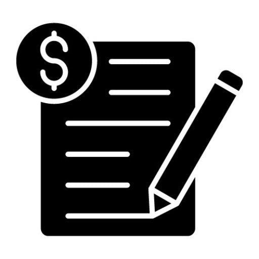 Project Budget Glyph Icon