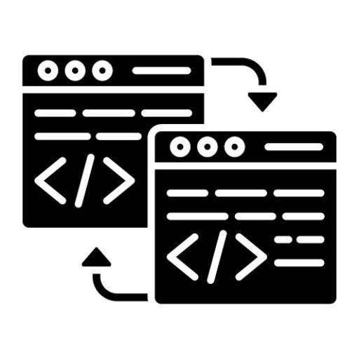 Code Refactoring Glyph Icon