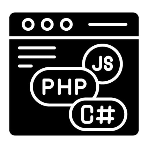 Coding Language Glyph Icon