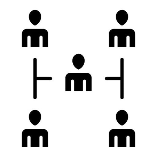 Collaboration Glyph Icon | Computer Programming