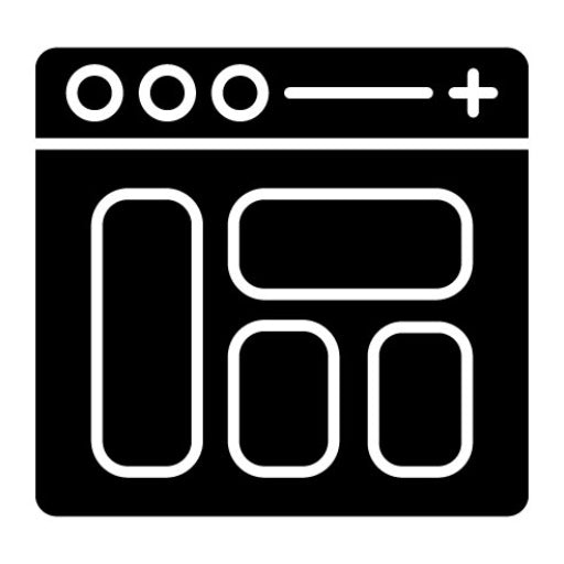 Website Layout Glyph Icon