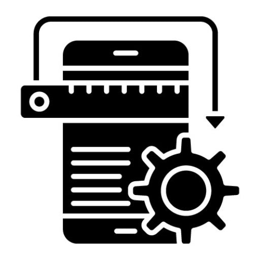 App Development Glyph Icon | Computer Programming