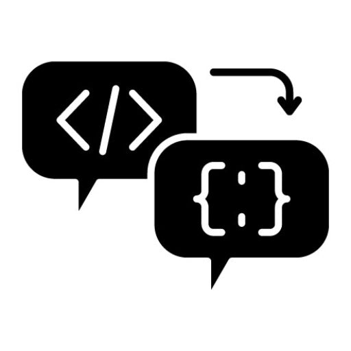 Code Processor Glyph Icon