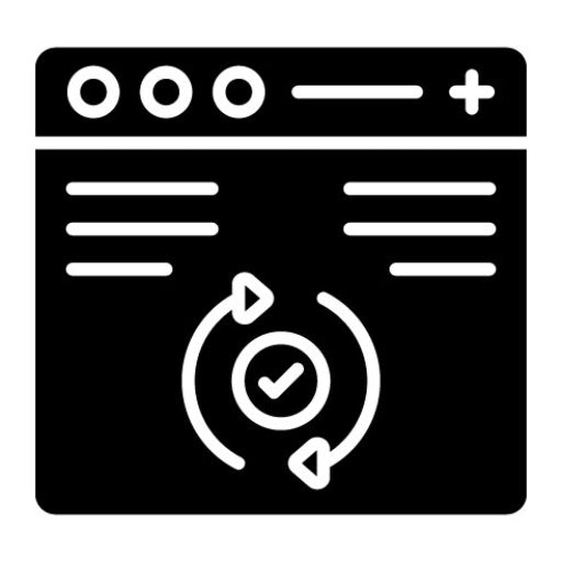 Website Update Glyph Icon