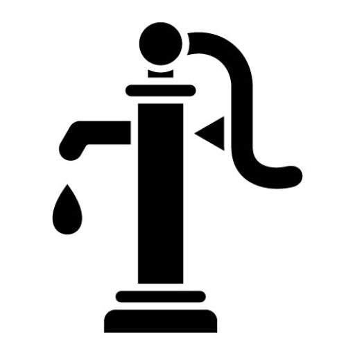 Water Pump Glyph Icon