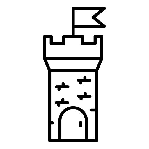 Castle Flag Icon