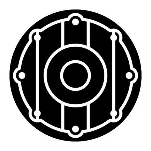 Wood Shield Glyph Icon