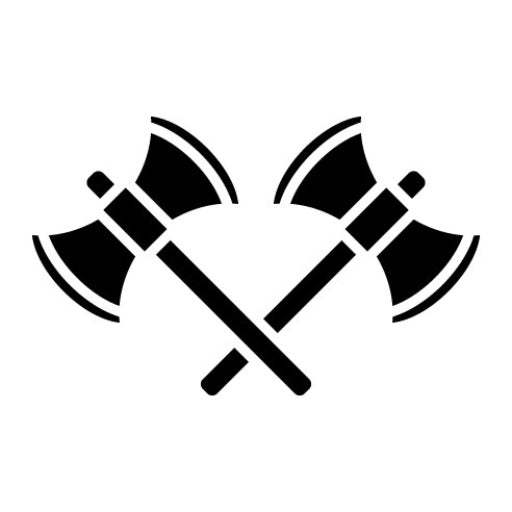Axe Glyph Icon | Medieval