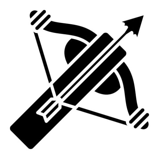 Crossbow Glyph Icon | Medieval