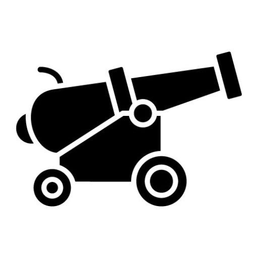 Cannon Glyph Icon | Medieval