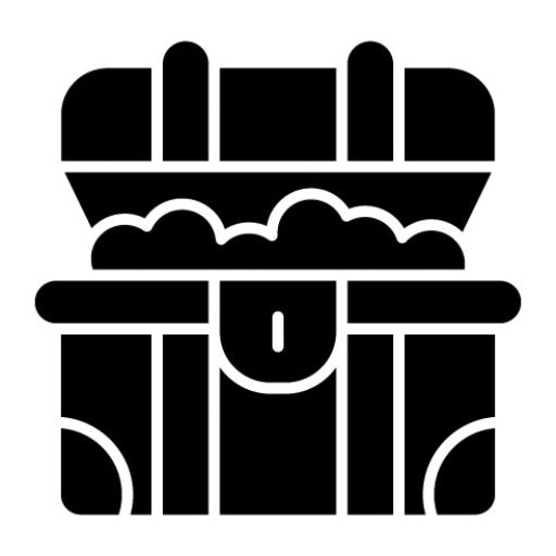 Treasure Glyph Icon | Medieval