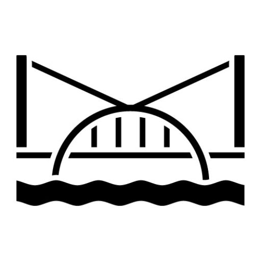 Water Bridge Glyph Icon
