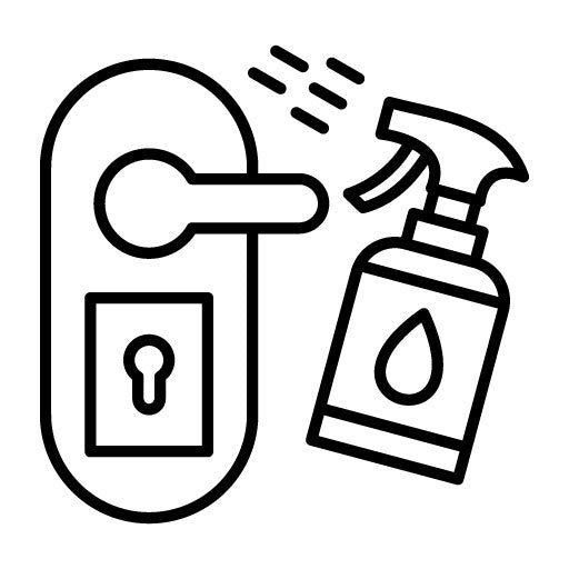 Cleaning Door Handle Icon