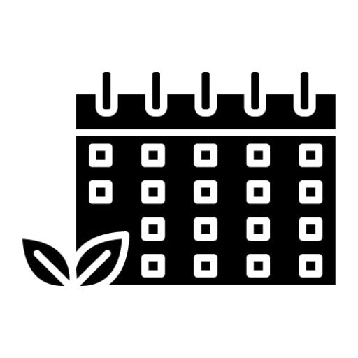 Spa Booking Glyph Icon