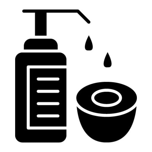 Coconut Oil Glyph Icon