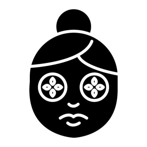 Spa Eye Treatment Glyph Icon