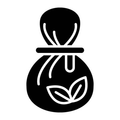 Herbal Massage Glyph Icon